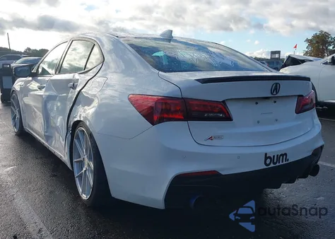 2019 Acura Tlx Tech A-Spec Pkgs z USA, uszkodzony, nr VIN 19UUB1F6XKA005282